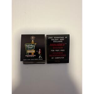 Vintage Holiday Inn Matchbook Unstruck Matches Waterloo Iowa 2 Books